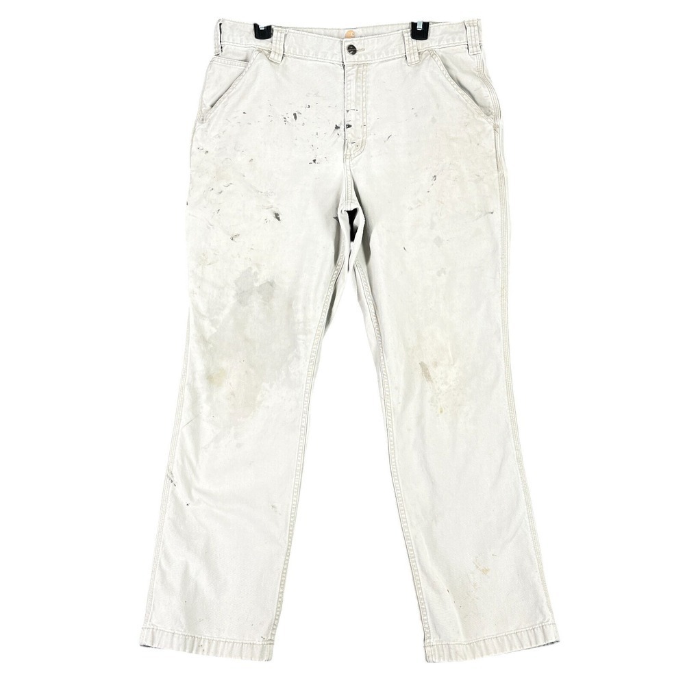 Carhartt Pants Mens 36x32 Relaxed Fit Carpenter Utility‎ Distressed Vintage Work